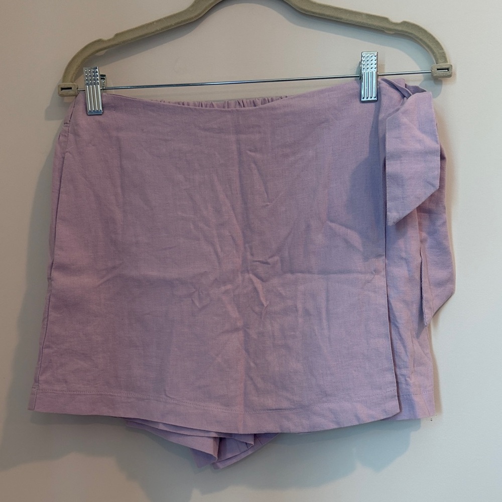 Lilac Women's Wrap-Front wrap shorts